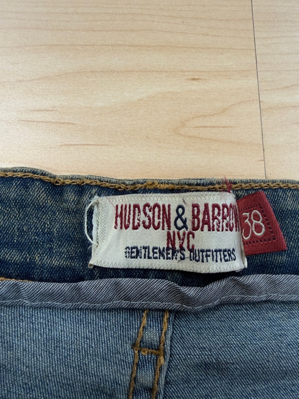 Hudson & Barren NYC Men’s Slim Jeans in Light Blue - 38